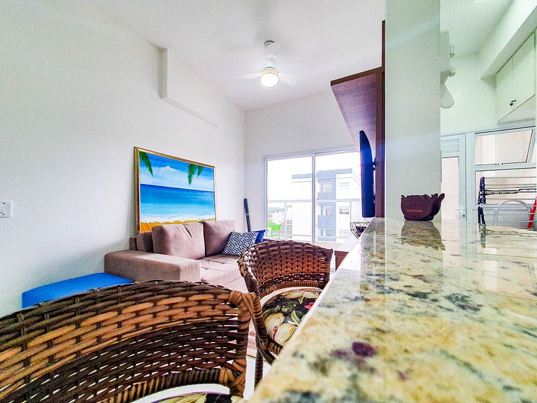 Lindo Apto com 2Q, Toninhas, Ubatuba - REF LY02H