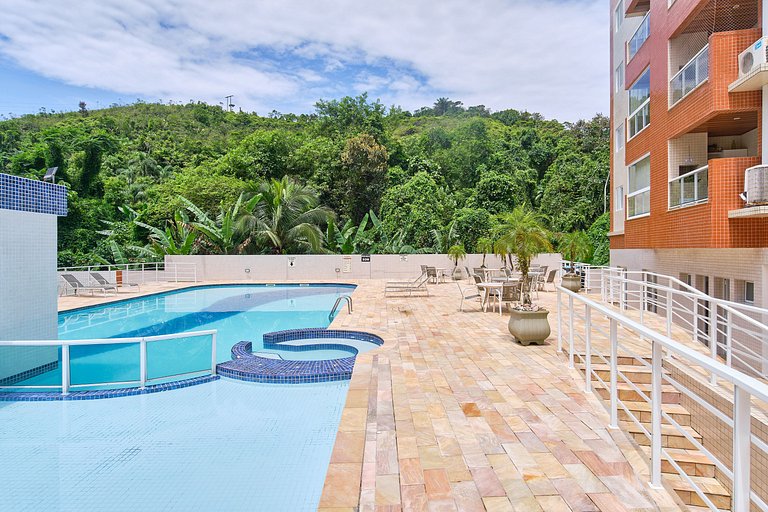 Ap na Praia Grande à 70 metros do mar - REF PV06H