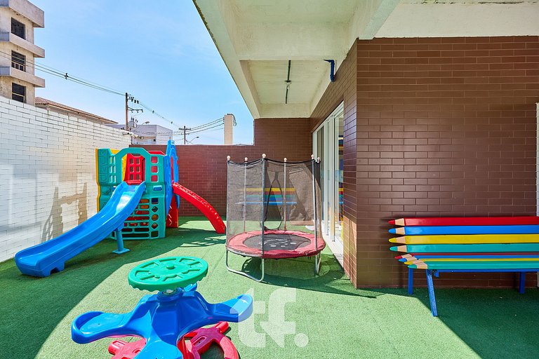 Apartamento com 2Q com ar condicionado, Toninhas, Ubatuba -