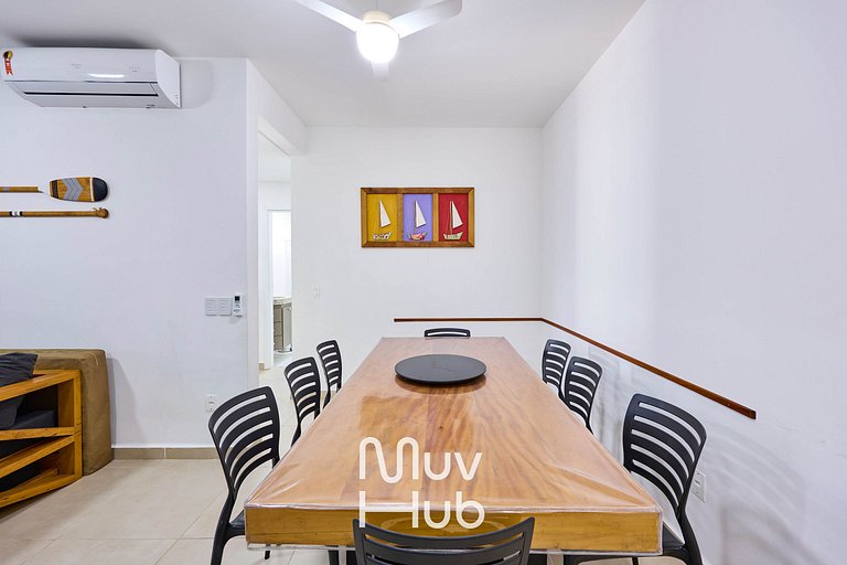 Apartamento novo com Ar Condicionado - REF JS45H