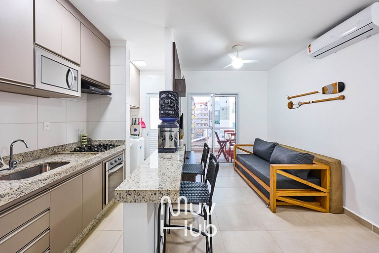 Apartamento novo com Ar Condicionado - REF JS45H