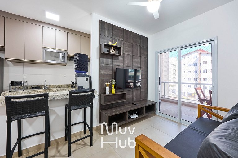 Apartamento novo com Ar Condicionado - REF JS45H