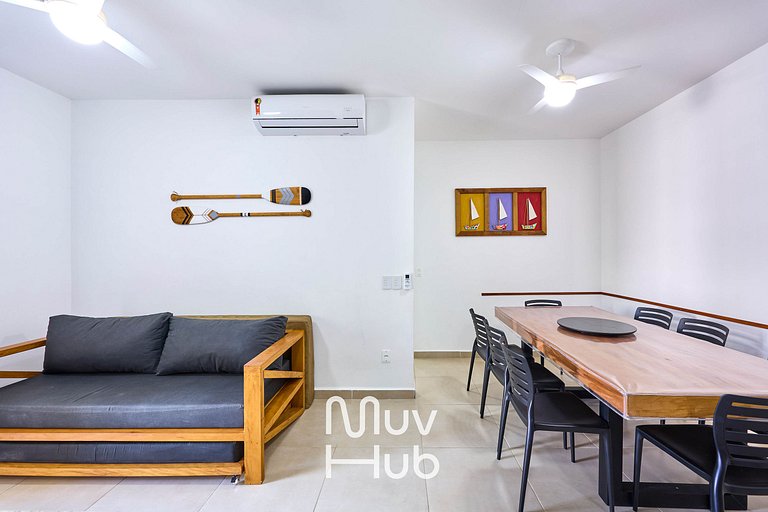 Apartamento novo com Ar Condicionado - REF JS45H