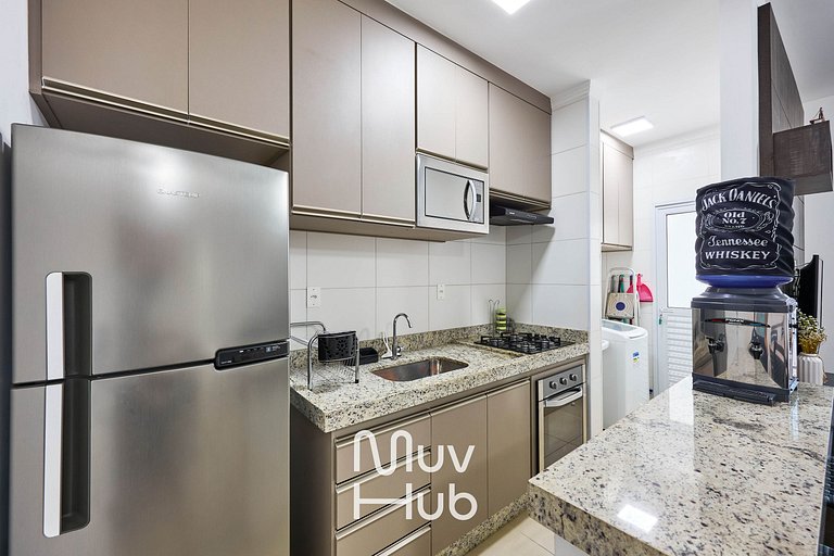 Apartamento novo com Ar Condicionado - REF JS45H