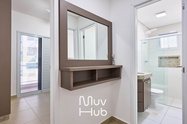 Apartamento novo com Ar Condicionado - REF JS45H