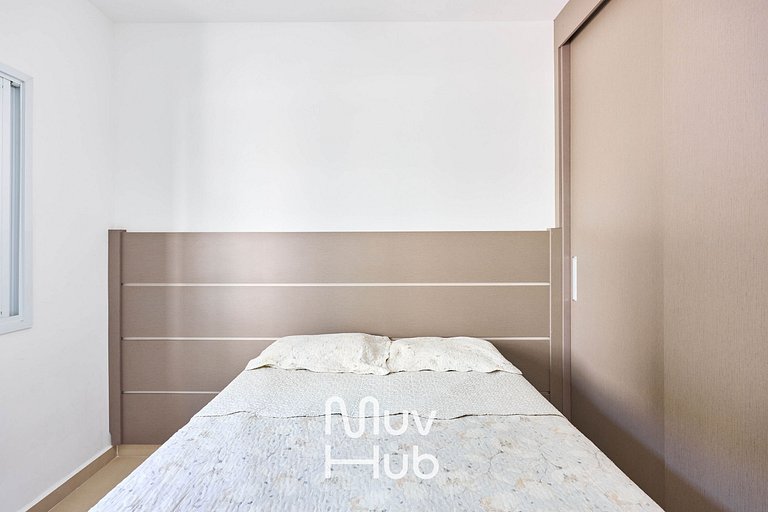 Apartamento novo com Ar Condicionado - REF JS45H