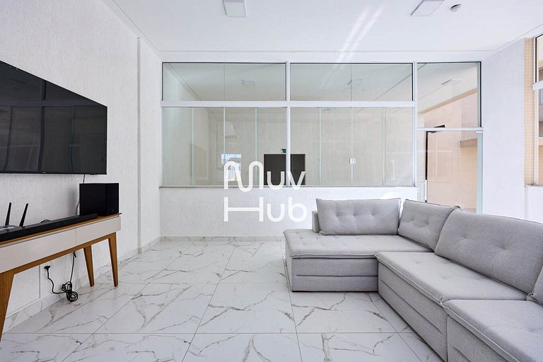 Apartamento novo com Ar Condicionado - REF JS45H
