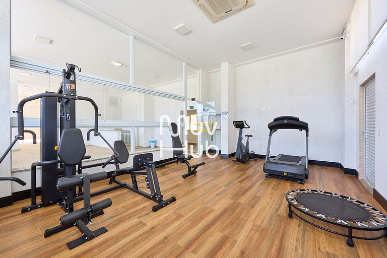 Apartment with air conditioning, Praia Grande - REF PZ01H