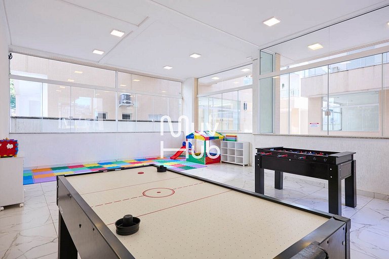 Apartment with air conditioning, Praia Grande - REF PZ01H