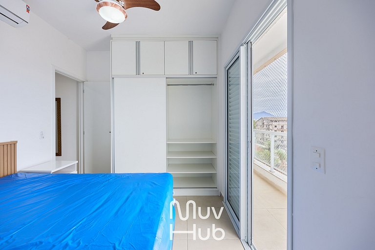 Ap c/ar condicionado, Praia Grande - REF JS17H