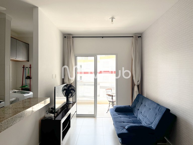 Apartment with air conditioning, Praia Grande - REF PZ01H