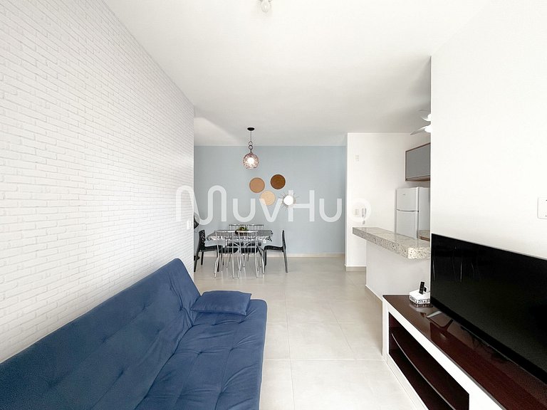 Apartment with air conditioning, Praia Grande - REF PZ01H