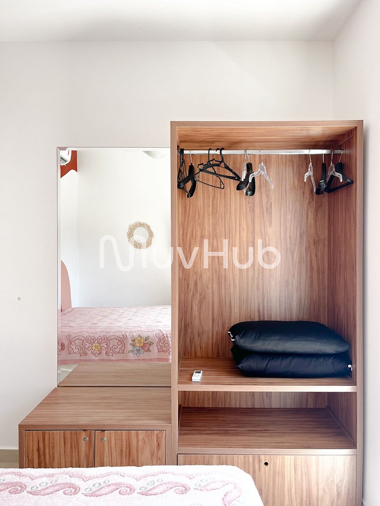 Apartment with air conditioning, Praia Grande - REF PZ01H