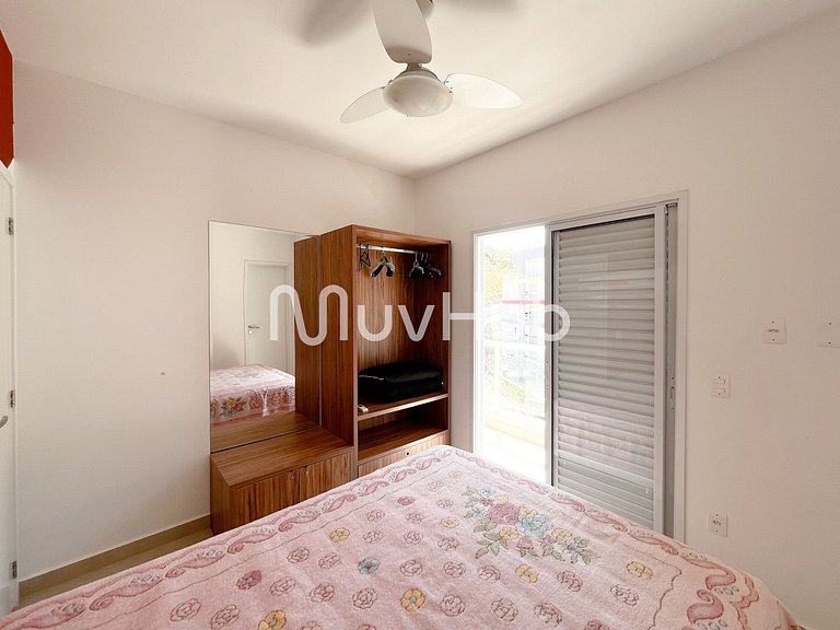Apartment with air conditioning, Praia Grande - REF PZ01H