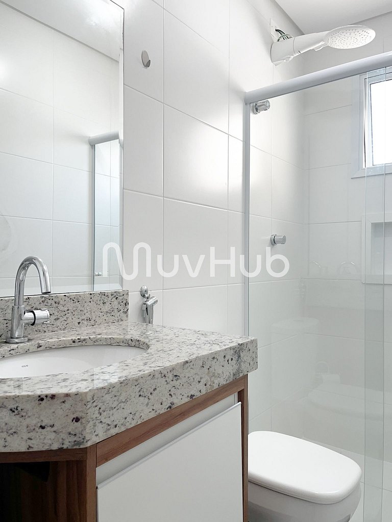 Apartment with air conditioning, Praia Grande - REF PZ01H