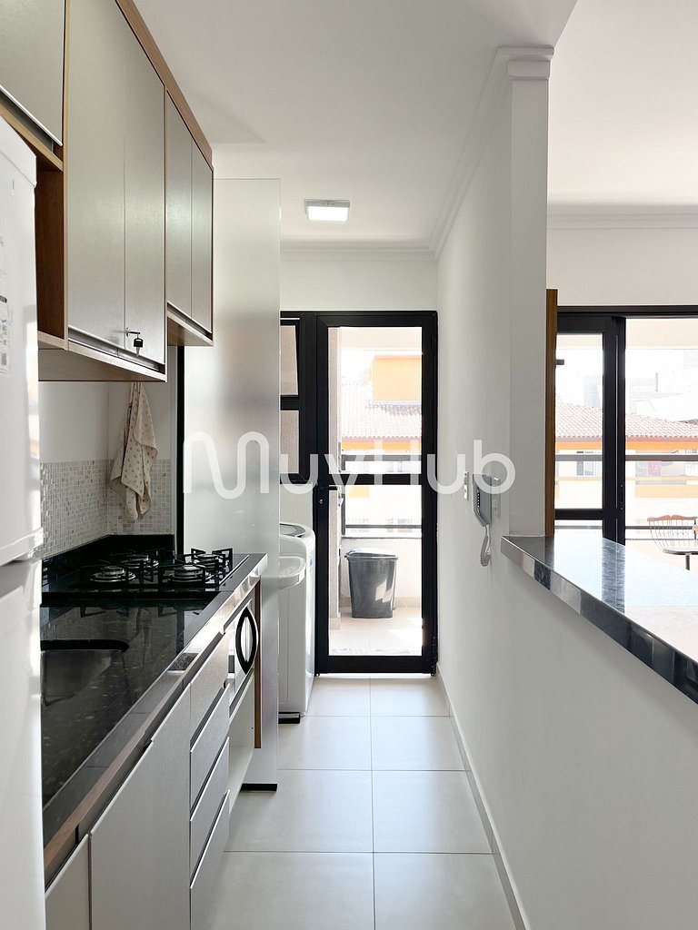 Apto 2 suítes Itaguá, Ubatuba c/ piscina REF AL02J