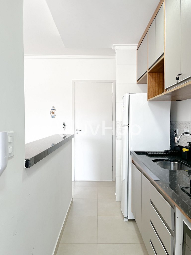 Apto 2 suítes Itaguá, Ubatuba c/ piscina REF AL02J