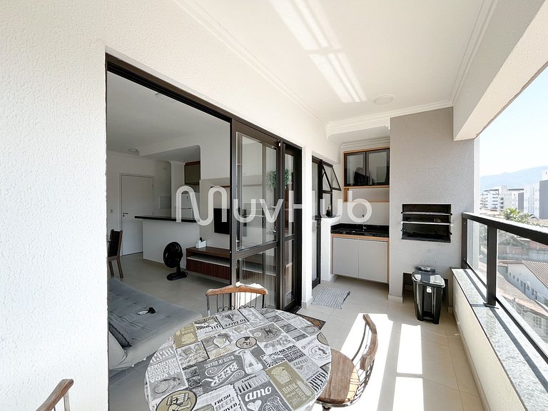 Apto 2 suítes Itaguá, Ubatuba c/ piscina REF AL02J