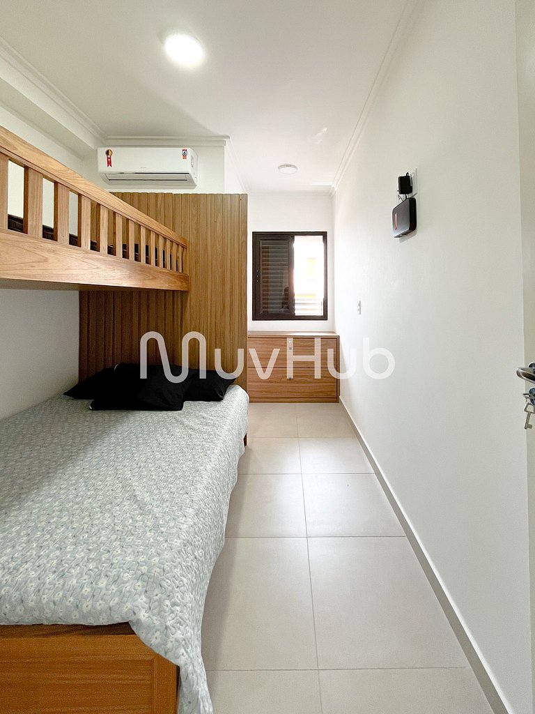 Apto 2 suítes Itaguá, Ubatuba c/ piscina REF AL02J