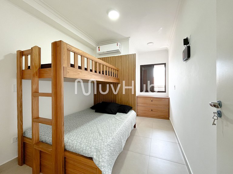 Apto 2 suítes Itaguá, Ubatuba c/ piscina REF AL02J