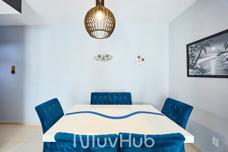 Apartment with air conditioning in Praia Grande - REF PZ02H