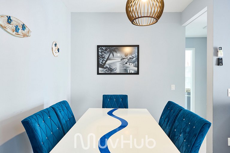 Apartment with air conditioning in Praia Grande - REF PZ02H