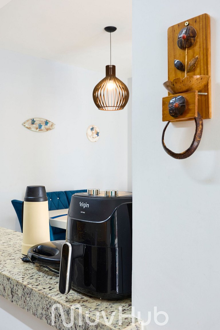 Apartment with air conditioning in Praia Grande - REF PZ02H