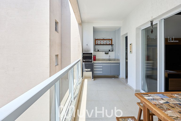 Apartment with air conditioning in Praia Grande - REF PZ02H