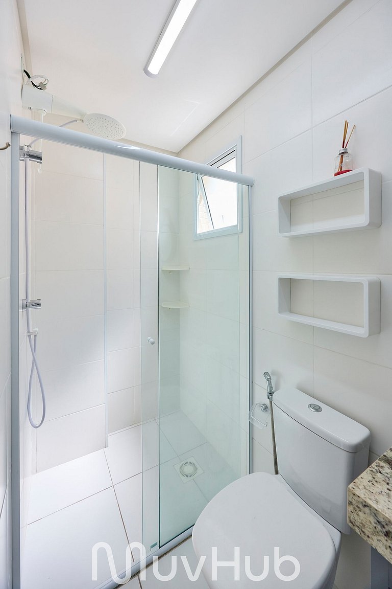 Apartment with air conditioning in Praia Grande - REF PZ02H