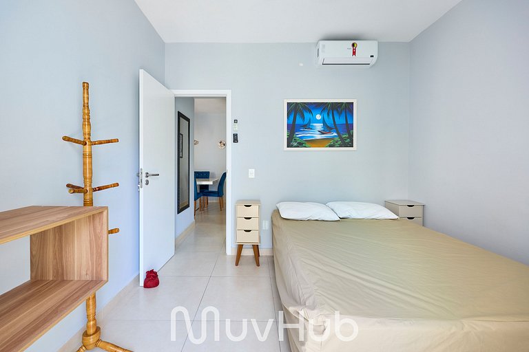 Apartment with air conditioning in Praia Grande - REF PZ02H