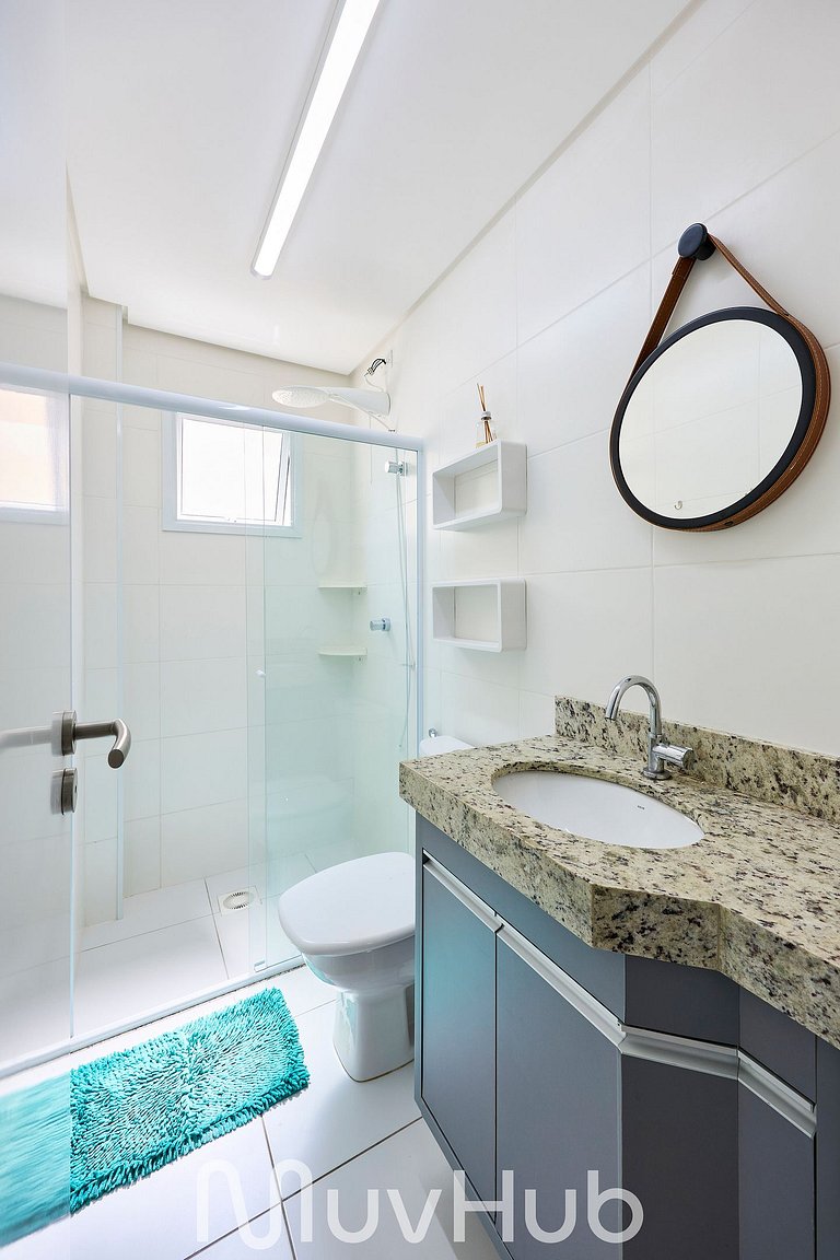 Apartment with air conditioning in Praia Grande - REF PZ02H