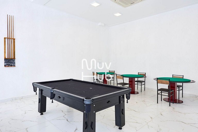 Apartment with air conditioning in Praia Grande - REF PZ02H