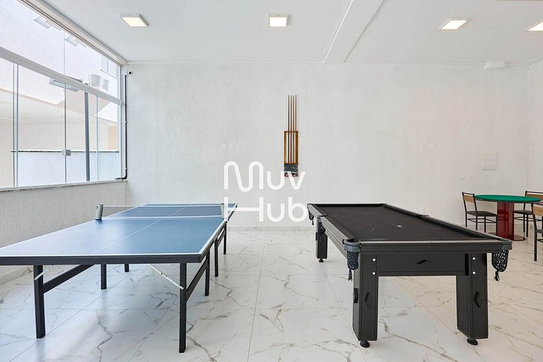 Apartment with air conditioning in Praia Grande - REF PZ02H