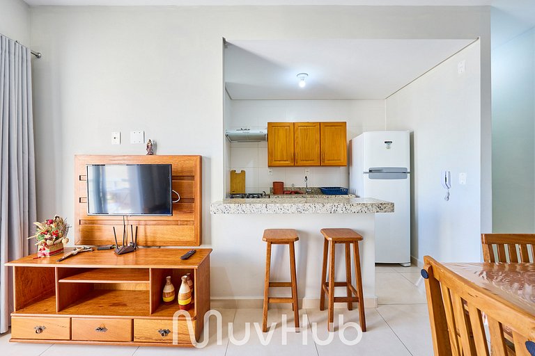 New Apartment with BBQ in Praia Grande - JS34H