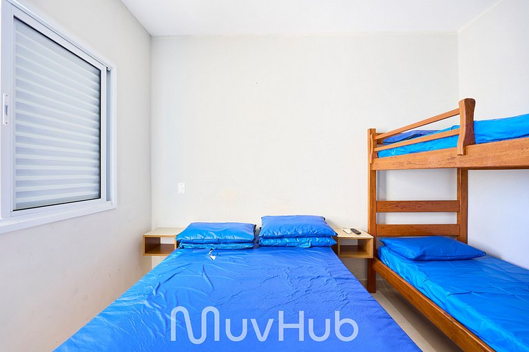 New Apartment with BBQ in Praia Grande - JS34H