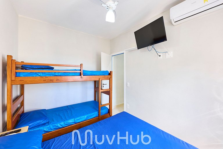 Apto Novo com Churrasqueira Praia Grande - JS34H