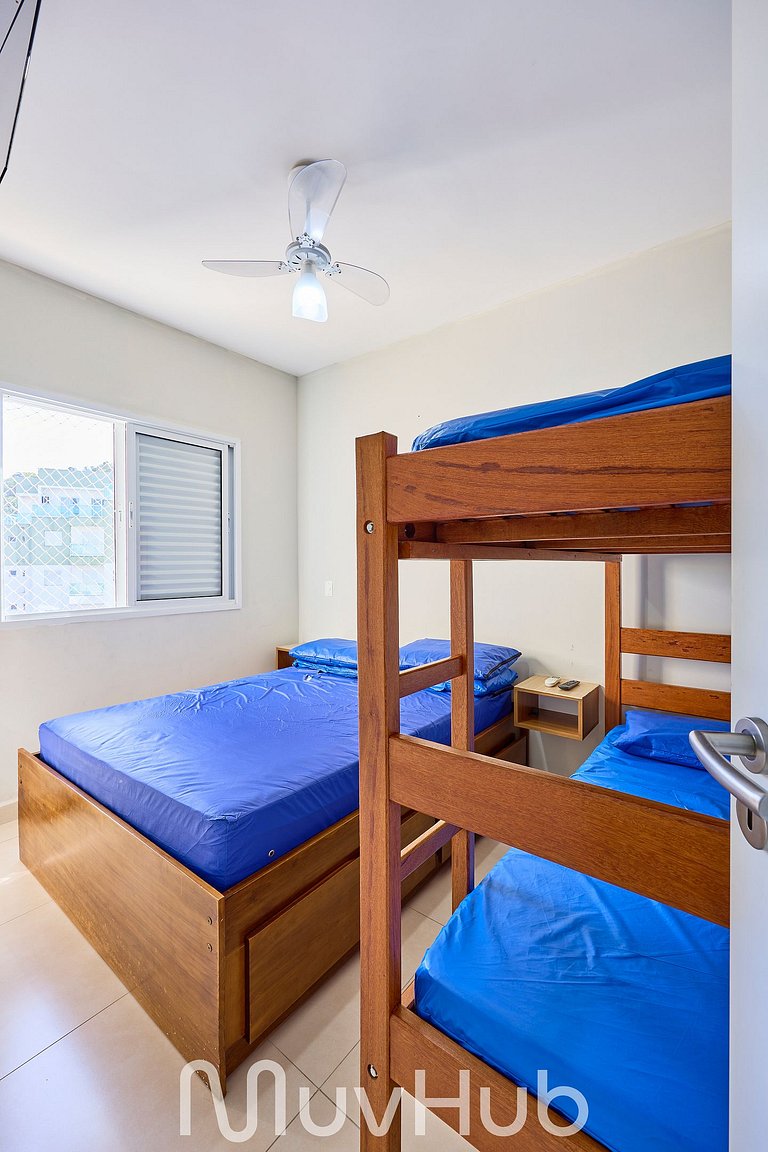 New Apartment with BBQ in Praia Grande - JS34H