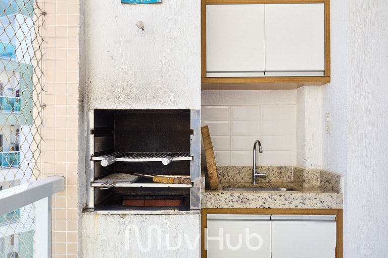 New Apartment with BBQ in Praia Grande - JS34H