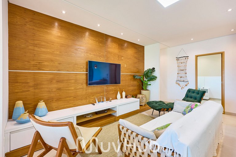 Apartamento de Frente Mar Reserva DNA - REF JS51H