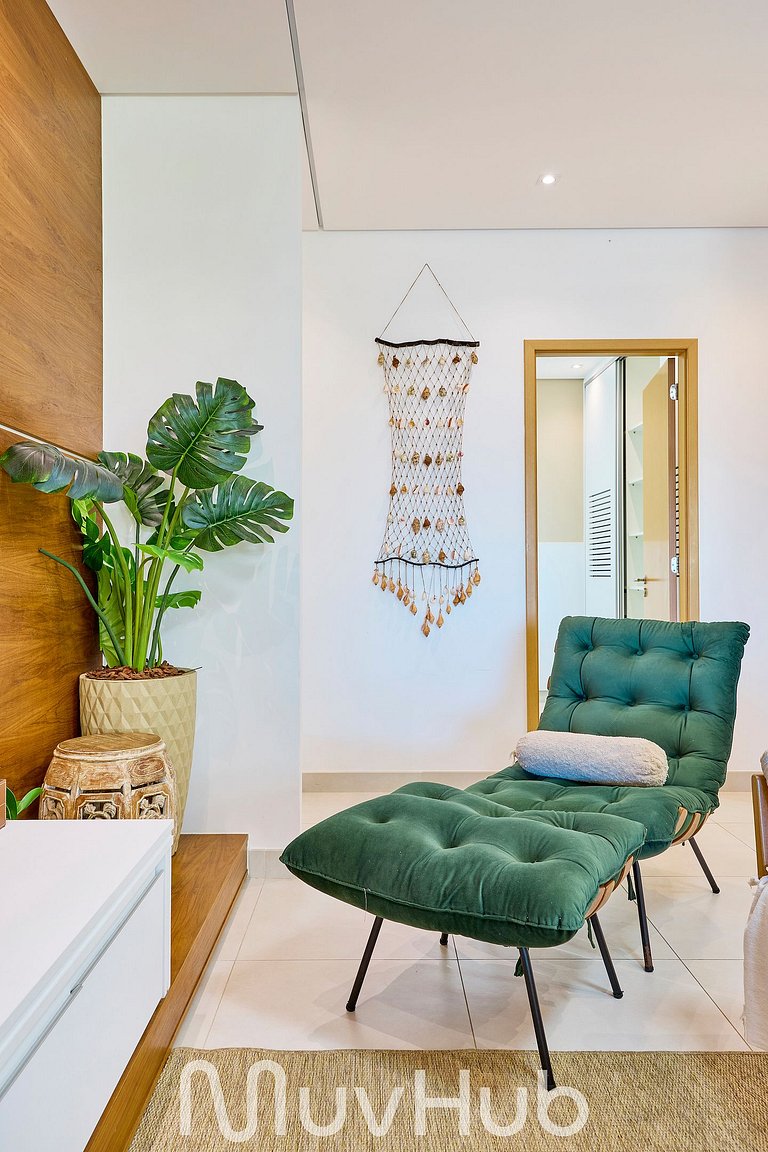 Apartamento de Frente Mar Reserva DNA - REF JS51H