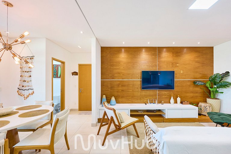 Apartamento de Frente Mar Reserva DNA - REF JS51H