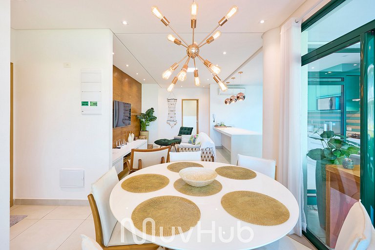 Apartamento de Frente Mar Reserva DNA - REF JS51H