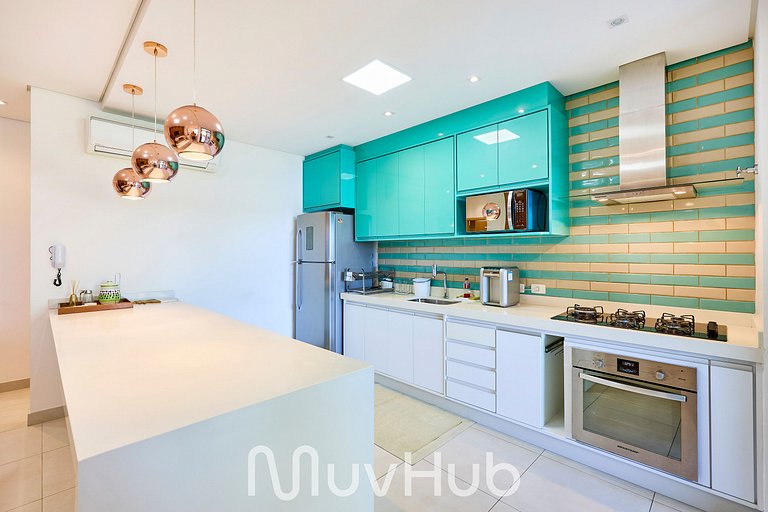 Apartamento de Frente Mar Reserva DNA - REF JS51H