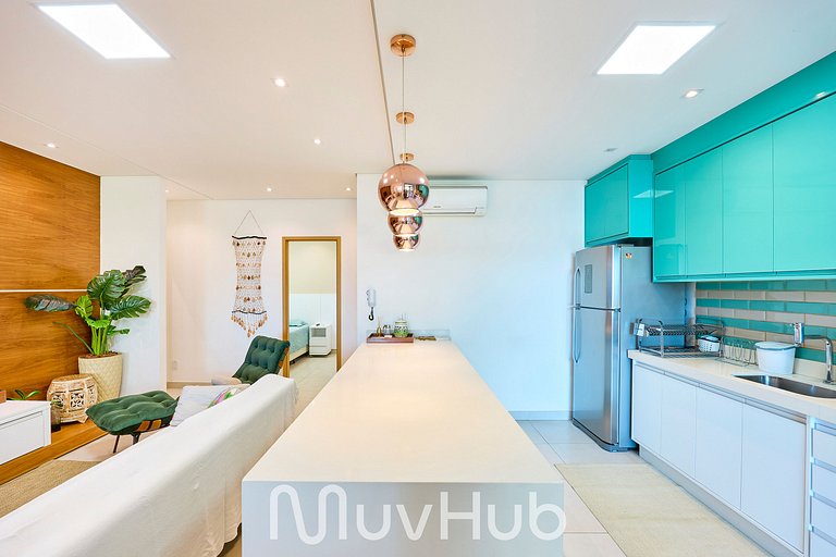 Apartamento de Frente Mar Reserva DNA - REF JS51H