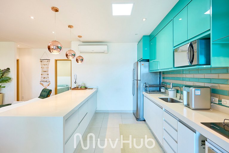 Apartamento de Frente Mar Reserva DNA - REF JS51H