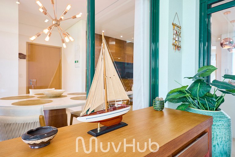 Apartamento de Frente Mar Reserva DNA - REF JS51H