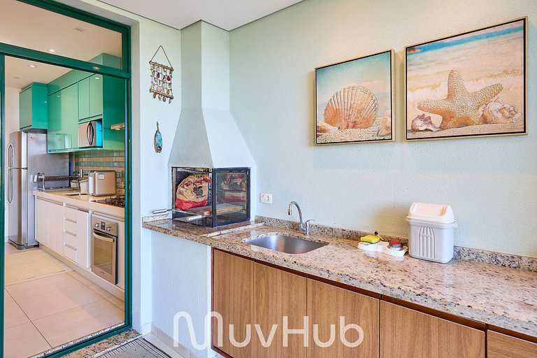 Apartamento de Frente Mar Reserva DNA - REF JS51H