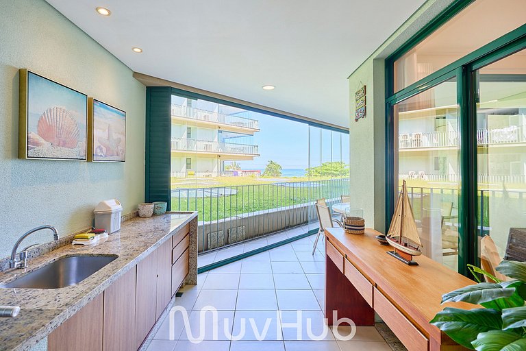 Apartamento de Frente Mar Reserva DNA - REF JS51H
