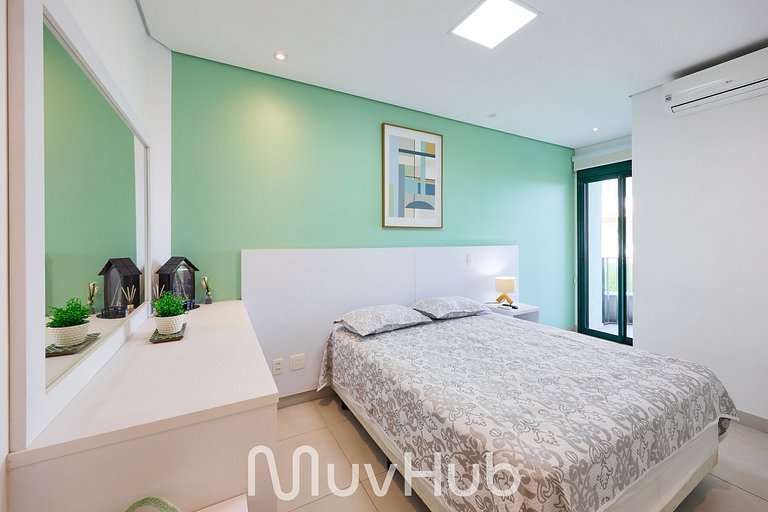 Apartamento de Frente Mar Reserva DNA - REF JS51H