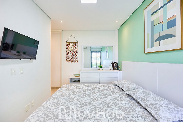 Apartamento de Frente Mar Reserva DNA - REF JS51H